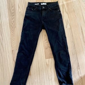 Black, denim, bershka jeans.